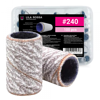 Rezerve smirghel pentru pila electrica, 100 bucati, zebra, #240