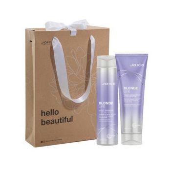 Set cadou Joico Blonde Life Violet - Sampon 300ml + Balsam 250ml
