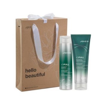 Set cadou Joico JoyFull, Volum pentru par fin/subtire Sampon 200ml + Balsam 350ml