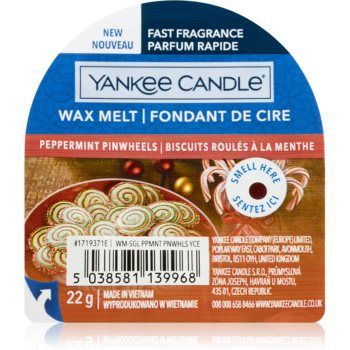 Yankee Candle Peppermint Pinwheels ceară pentru aromatizator