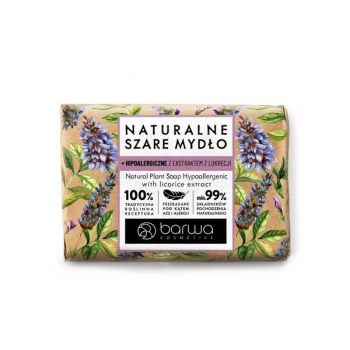 Sapun hipoalergenic cu lemn dulce Natural Plant, Barwa Cosmetics, 90 g