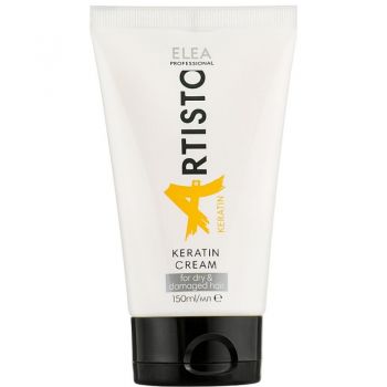 Crema regeneranta cu keratina pentru par Elea Professional Artisto, 150 ml