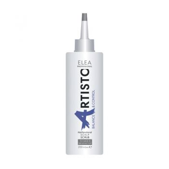 Peeling multifunctional pentru scalp gras Elea Professional Artisto, 200 ml