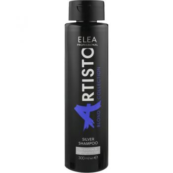 Sampon anti yellow pentru par blond Silver Elea Professional Artisto, 300 ml ieftin