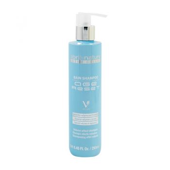 Sampon cu celule stem vegetale pentru volum si densitate pentru par subtire si fin Age Reset Abril et Nature, 250 ml