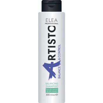 Sampon pentru varfuri uscate si radacini de par gras Balance&Control Elea Professional Artisto, 300 ml