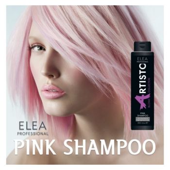 Sampon nuantator pentru par blond Pink Elea Professional Artisto, 300 ml