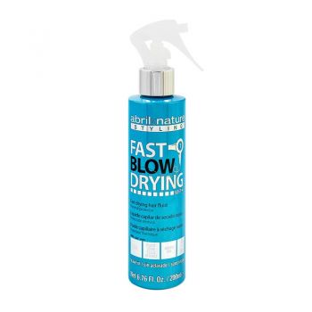 Spray bifazic pentru uscarea rapida a parului si efect anti frizz Fast Blow Drying Abril et Nature, 200 ml