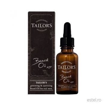 Ulei hidratant cu efect anti frizz pentru aranjarea barbii Tailors, 30 ml ieftin