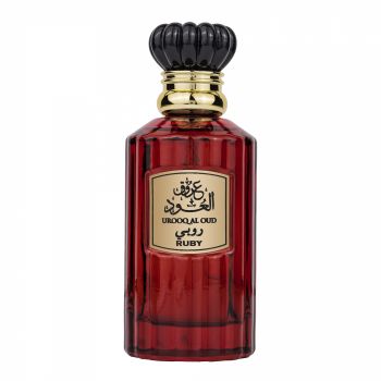 Lattafa Urooq al Oud Ruby, apa de parfum 100 ml, femei