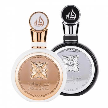 Pachet 2 parfumuri best seller, Fakhar Woman 100 ml si Fakhar Man 100 ml