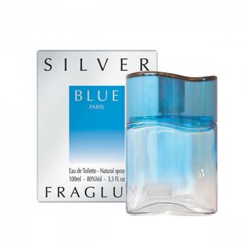 Parfum Fragluxe Silver Blue for Men Apa de Toaleta 100ml ieftin