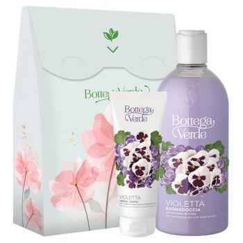 Set cadou femei, hidratare corp, cu aroma de violete