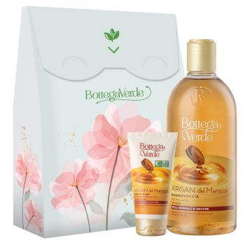 Set cadou femei, ingrijire corp, cu ulei de argan