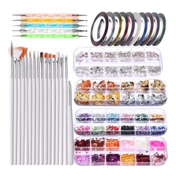 Kit Unghii pentru Decorare si Pictura, Nail Art de firma original