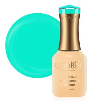 Oja Semipermanenta LUXORISE French Macarons Collection - Blue Hawai 15ml de firma originala