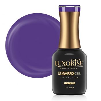 Oja Semipermanenta Revolux LUXORISE, Purple Mash 15ml de firma originala