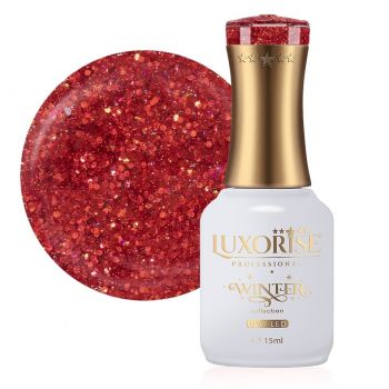 Oja Semipermanenta Winter Collection LUXORISE, Fortune Red 15ml ieftina