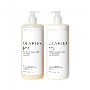 Olaplex - Pachet reparare si mentinere toate tipurile de par No.4 (1L) + No.5 (1L)