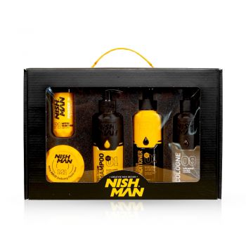 Set Nish Man - Yellow Cadou - 5 Produse de firma original