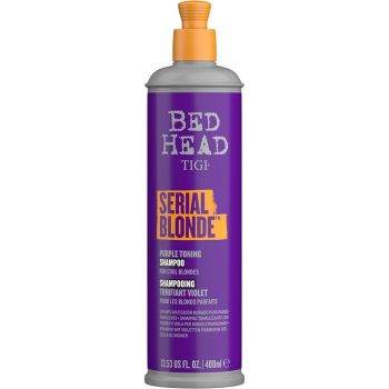 Tigi Bed Head Serial Blonde - Sampon cu pigment violet pentru par blond 400ml ieftina
