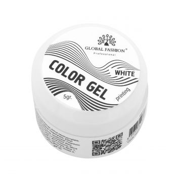 Gel Color alb Global Fashion 5g ieftin