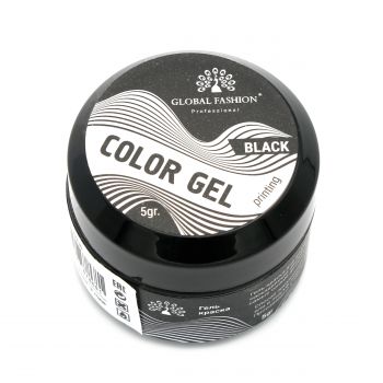 Gel Color Negru Global Fashion, 5g la reducere