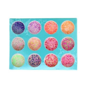 Perle pentru Unghii, Multicolore, Set 12 Culori la reducere