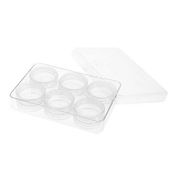 Set 6 Recipiente din Plastic, Transparente