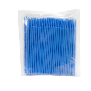 Aplicatoare pentru Extensii Gene Microbrush Blue 100 buc la reducere