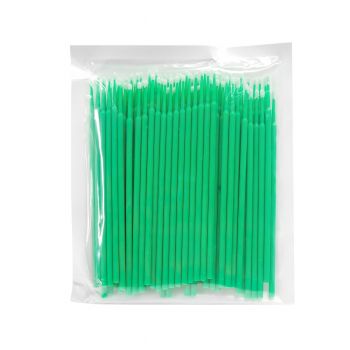 Aplicatoare pentru Extensii Gene Microbrush Green 100 buc ieftin