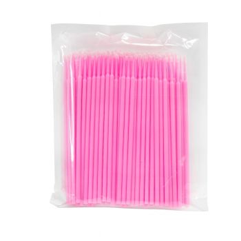 Aplicatoare pentru Extensii Gene Microbrush Pink 100 buc ieftin