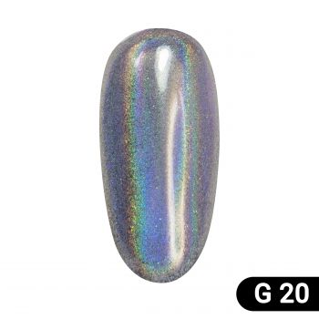 Pigment Unghii, Holographic Silver G20 de firma original