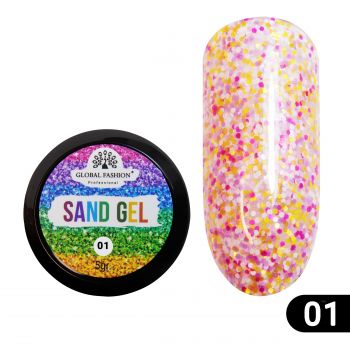 Sand Gel Paint Global Fashion 5g, 01