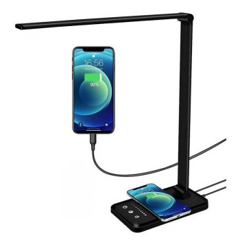 Lampa de Birou LED cu Incarcator Wireless