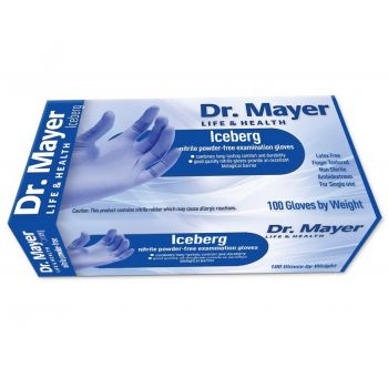 Manusi Nitrile Dr. Mayer Cutie 100 buc Marime L - Iceberg