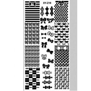 Matrita Unghii Metalica pentru Stampila AO-XY-Z19