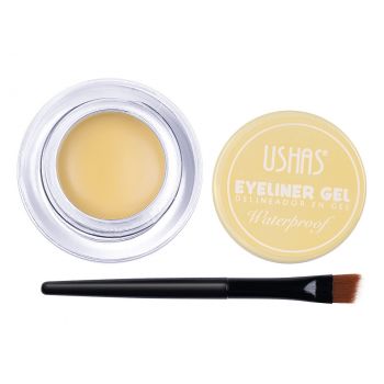 Eyeliner Colorat Ochi Super Cat Eye Ushas + Pensula Aplicare, Yellow ieftin