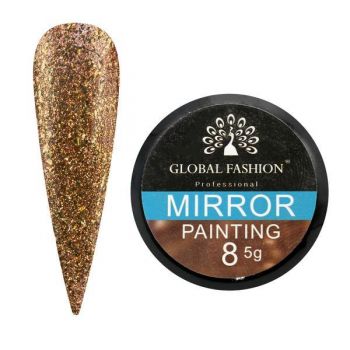 Gel color, Global Fashion, Mirror, 5 gr, Maro 08 ieftin