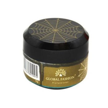 Gel color, Global Fashion, Spider, 5 gr, Auriu ieftin