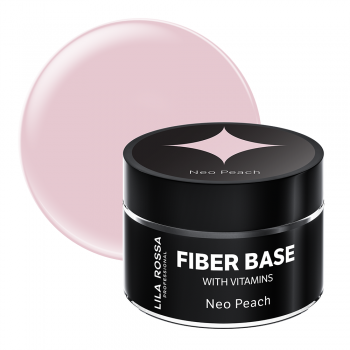 Gel de baza lila rossa fiber builder base neo peach 15 g