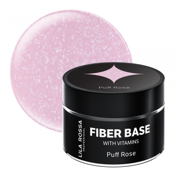 Gel de baza lila rossa fiber builder base puff rose 15 g