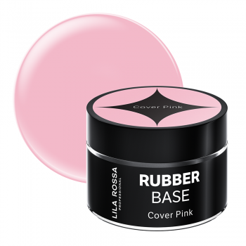 Gel de baza Lila Rossa Rubber Base Cover Pink 15 g