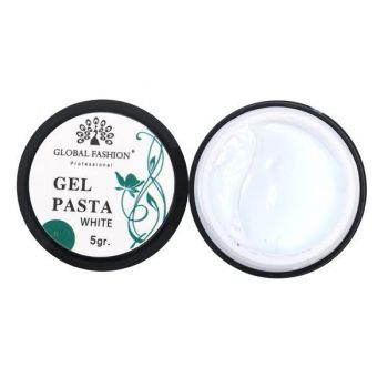 Gel pasta, Global Fashion, 5 gr, Alb