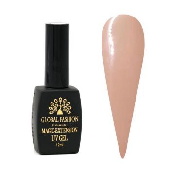 Gel UV pentru constructie, Magic Extension 12 ml, Nude 08 la reducere