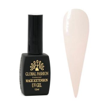 Gel UV pentru constructie, Magic Extension 12 ml, Nude perlat 04 la reducere