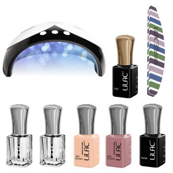 Kit oja semipermanenta Lilac Nude 6 oje #4