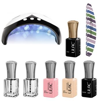Kit oja semipermanenta Lilac Nude 6 oje #5