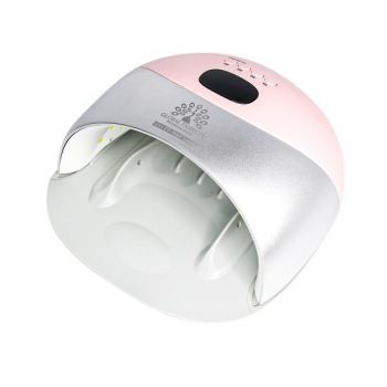 Lampa pentru unghii LED/UV 48W Global Fashion G8, pink