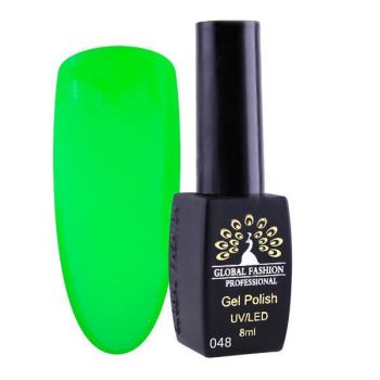 Oja semipermanenta, Global Fashion, London, 8 ml, Verde 48 ieftina